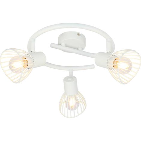 BRILLIANT Lampe Elhi Spotspirale 3flg weiß 3x D45, E14, 40W, geeignet für Tropfenlampen (nicht enthalten) Köpfe schwenkbar (1/2)