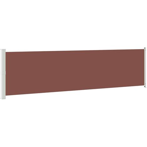 Maison Exclusive - Tenda Laterale Retrattile per Patio 600x160 cm Marrone