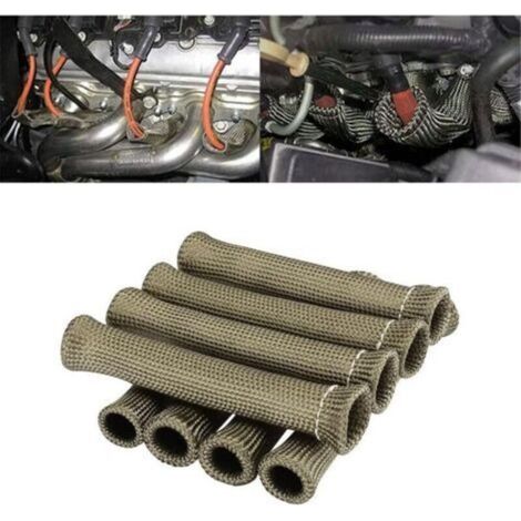 Paquet de 8 couvercles thermiques pour bougies d'allumage, ruban de Protection thermique haute température à 2500 degrés (1/4)
