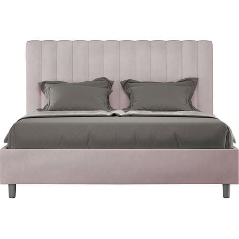 Letto Matrimoniale Francese 140x190 cm con Rete Agueda Glicine (1/5)