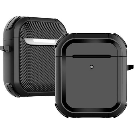 Compatible avec les AirPods 1/2 et Pro, étui rigide de protection intégrale avec porte-clés, conçu pour le boîtier de charge des AirPods 1/2 et Pro (1/5)