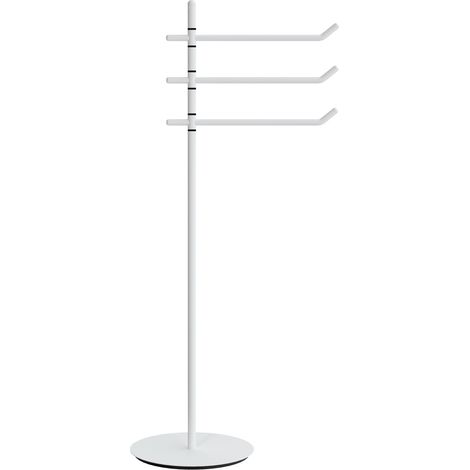 Lineabeta - Plantana mit 3 Handtuchhaltern Stela weiß (1/2)
