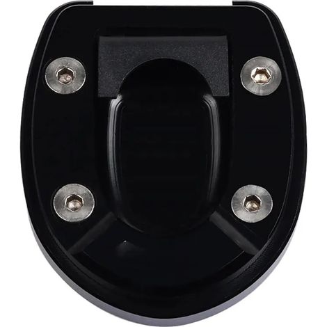(Noir) Compatible avec Vespa GTS300 GTV GTS 300 250 2023 - Accessoires moto - Béquille latérale CNC - Extension - Plaque de support maxpower (1/4)