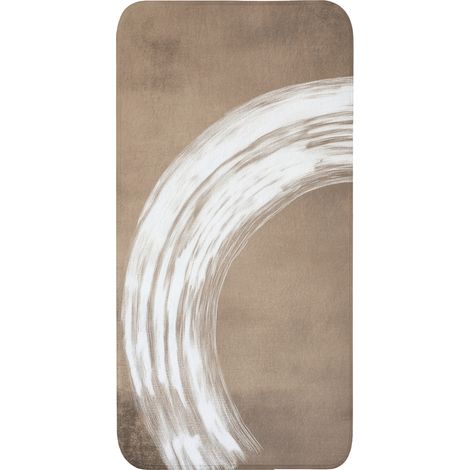 TAPIS DE TOILETTE Peinture - Marron - Japandi 60x120 cm