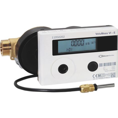 VoluMess VI Version Confort – avec unité de pesée amovible Qn 2,5 3/4" 130 mm, y compris étalonnage