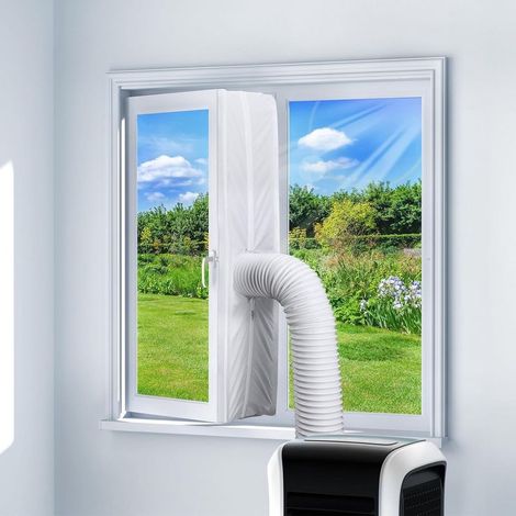 Joint de fenêtre 300 cm pour climatiseur mobile, sans perçage, universel pour fenêtres basculantes et coulissantes (1/5)