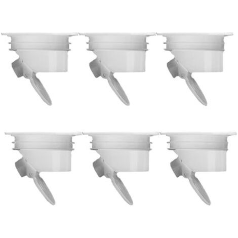 – 6er-Pack geruchsneutralisierende Rückflussverhinderer für Bodenabläufe – Edelstahl SS304 – 90-Loch-Filter für schnellen Wasserablauf – Säurebeständig (1/5)