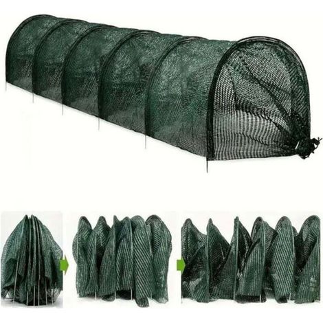 Tunnel de Croissance Pliable, Réutilisable Réseau des plantes de serre Tunnel pour Couvrir Les Jardin, Légumes und Tomate, Contre (1/5)
