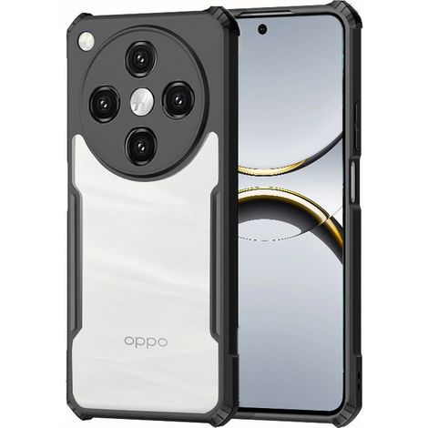 Custodia per Oppo Find X8 Pro, ibrida anti-caduta, nera (1/5)