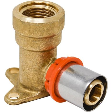 MP 5760 Raccordo murale a gomito 3/4" F x 26/3 - Altezza 57 mm 513004MP