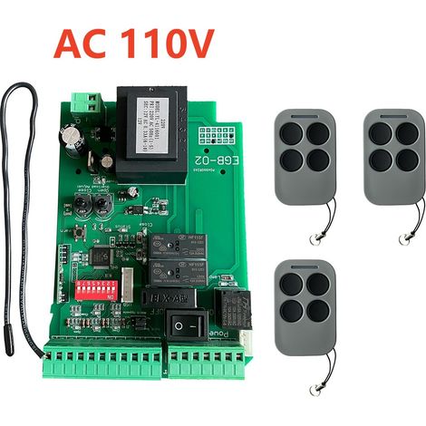 Accessoire pour automatisation et domotique, équipement de commande et de sécurité pour la maison,110V Board with 3 RF (1/5)