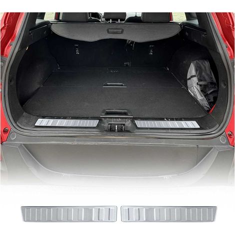 Protection Seuil de Coffre Compatible avec Renault Kadjar 2015-2022 Acier Brossé 2Pcs (1/5)