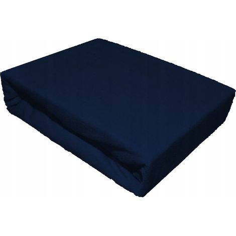 Funda de sábana de felpa para camilla de masaje de 70x190 cm, azul marino
