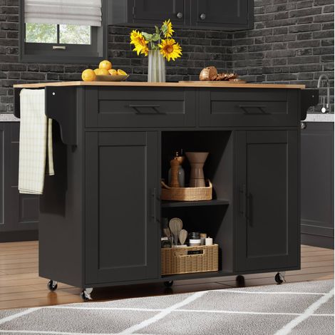 Mobile cucina con tavolo estraibile MDF 145x70 cm OKMYHOME (1/5)