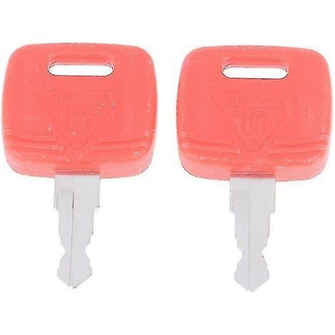 Lot de 2 clés de contact pour tracteur John Deere (OEM RE183935 RE43492 RE71557) (1/5)