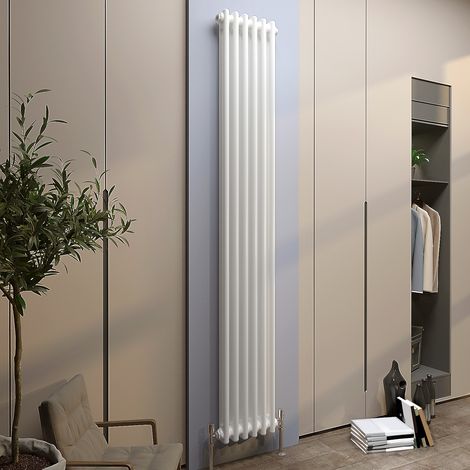 Biubiubath Traditional Cast Iron Radiator 1800x290mm 2 Column White (1/5)