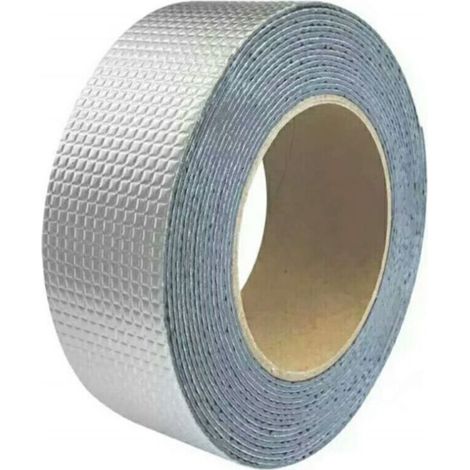 Ruban d'étanchéité en aluminium butyle 5cm 3M, ruban adhésif, ruban adhésif haute température, réparation de fuite de toit, asphalte, réparation imperméable à l'eau, autocollant (1/5)