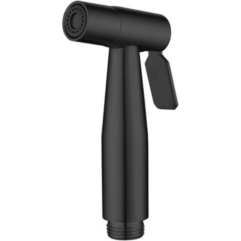 Manual Bidet Sprayer, Hand Shower with Faucet for Bathroom Hygiene and Cleaning, G1/2 Inch, Black (1/5)