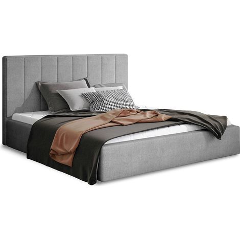 Cama canapé 180x200 con somier Brook Gris