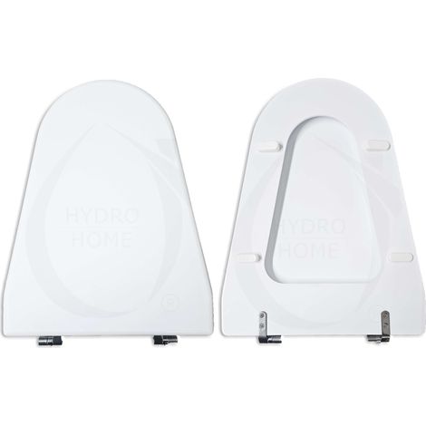 Copriwater Take Five Kerasan legno rivestito in resina poliestere bianco come originale (1/4)