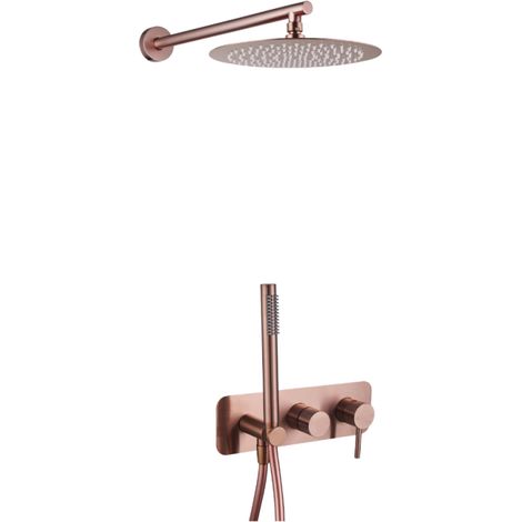 Ensemble de douche encastré PAINI Ortence bronze cuivré (1/4)