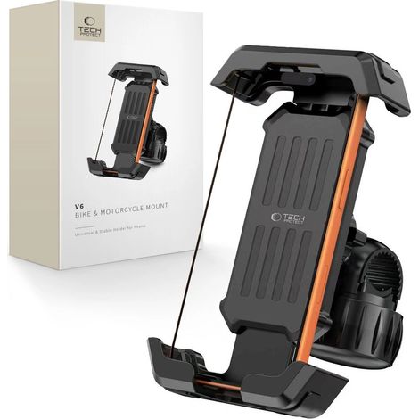 Support de guidon Tech-Protect V6 - Noir (1/5)