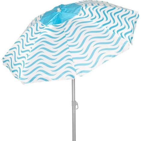 Aktive Strandparasole Antiwind blau 200 cm