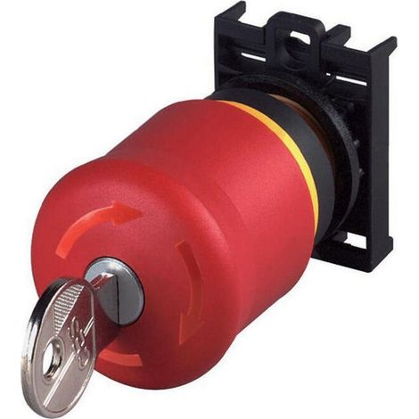 EATON Botón de parada de emergencia Forma de seta, rojo/amarillo, 216514