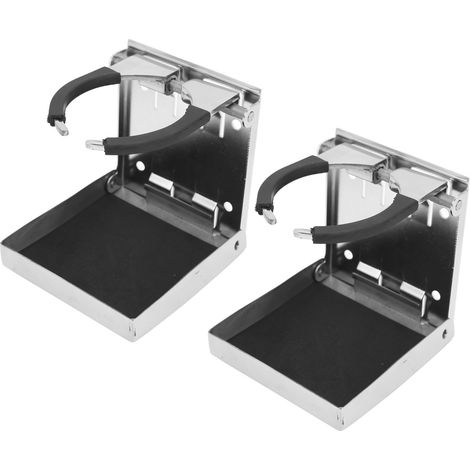 Porte-Gobelets Pliants Réglables Bras Antidérapant Silencieux pour Bateau Caravane Voiture (1/5)