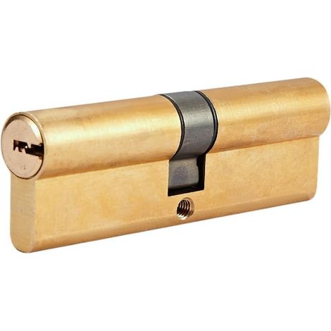 Laiton 45/45 Serrure à cylindre de style européen 70mm, serrure de barillet de porte avec 8 clés, sécurité avancée, y compris clé de sécurité temporaire, anticollision (1/5)