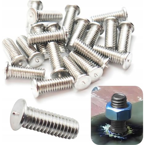 Rivets en aluminium M4 x 11 mm pour soudage par points, soudeuse par points, lot de 20 (1/5)