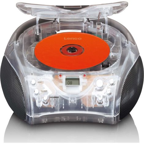 Tragbarer FM-Radio-CD-Player mit Tragegriff und programmierbarem Speicher