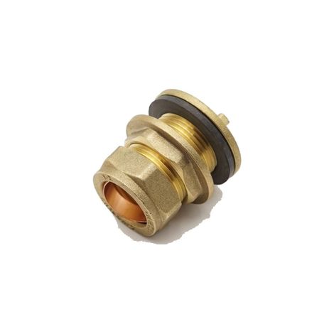 PrimaPlus 22mm Brass Compression Tank Connector - WRAS Approved (1/2)