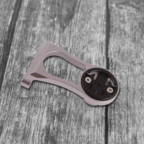Support vélo Garmin en alliage aluminium léger pour compteur/odomètre - Accessoire fixation titane (1/5)