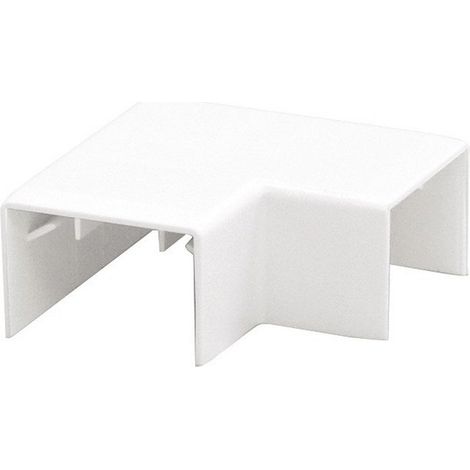 TEHALIT Lot de 4 angles plats blanc pour moulure, H. 4 x P.1.1 cm