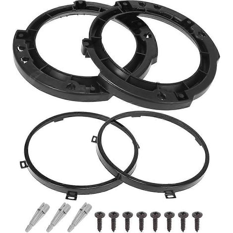Kit de fixation de phare rond de 7 pouces avec anneau métallique pour Jeep Wrangler JK 2007-2017 (1/5)