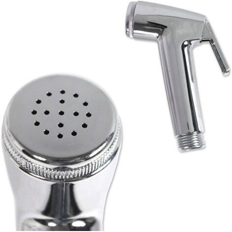 Douchette Universelle à Bouton Poussoir Hydroscope Esy52121 Chrome Personnes âgées Handicapées