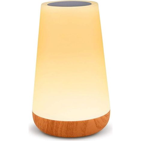 Veilleuse rechargeable USB avec télécommande et fonction tactile, 13 couleurs changeantes, éclairage RVB portable pour chambre et salon (1/5)