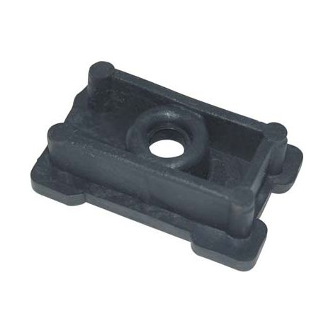 PUNTALE X ASTA METALLICA A GANCIO PROMETAL - PE NERO- 10 pezzi