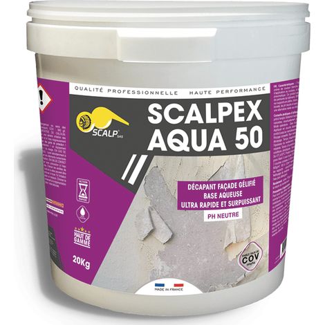 Décapant façade gélifié Scalpex Aqua 50 - 20L