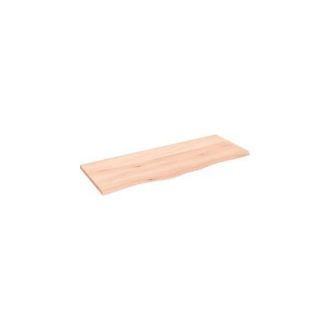 Étagère murale 100x40x2 bois de chêne massif non traité