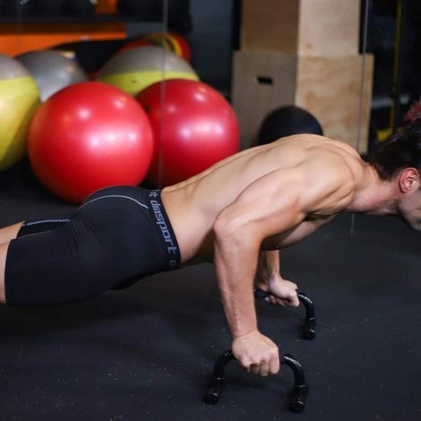 Poignées de Pompe 1 Paire Antiglissante Push Up Bars Poignées d'appui Accueil Salle de Gym Exercice de Formation (1/5)