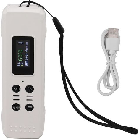 Digital Nuclear Radiation Detector Beta Gamma X Ray 400mah USB Type C Nuclear Radiation Monitor White (1/5)