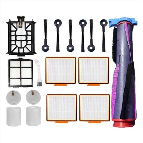 Lot de 18 pièces pour aspirateur Shark AV2800ZE RV2820YE RV2820ZE AV2820S AV2820XEUS : brosse latérale principale H