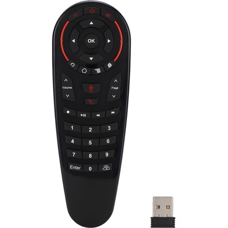 Telecomando vocale intelligente wireless G30S USB 2,4 GHz con sensore giroscopico a 6 assi (1/5)