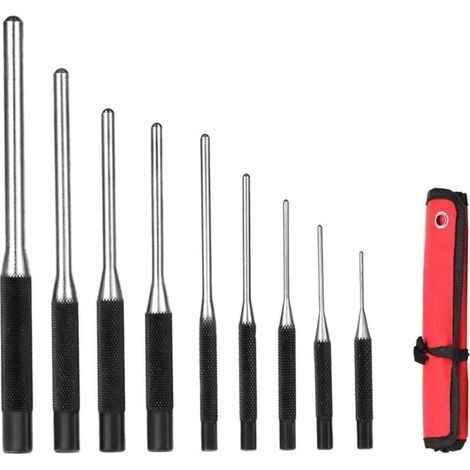 Jeu de 9 Chasses-Goupilles, Outil de Retrait de la Goupille pour Réparation l'Automobile, le Montre, la Bijouterie et l'Artisanat (9 Pcs) (1/5)