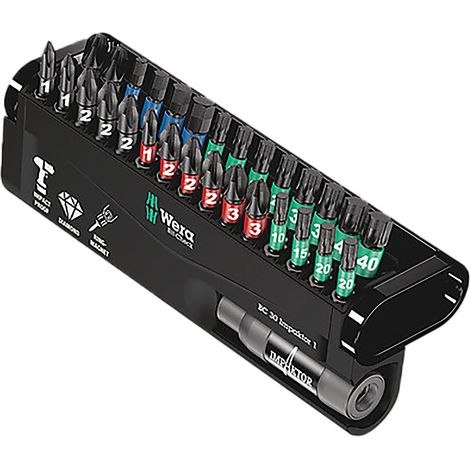Wera 05057690001 Bit-Check 30 Impaktor 1, 30 pieces