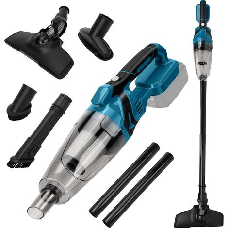 Aspirateur à Main sans Fil 10000Pa pour 18V (sans Batterie) Aspirateur portable, 4 buses, bac 0,75L, pour sols bois, tapis, poils d'animaux, auto (1/5)