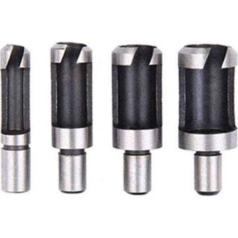 Fraise Bouchonner Bois Lot de 8 Mèche Bouchon Bois Foret Faire Cheville Outil de Coupe pour Faire une Bois Bouchon Cheville Tourillon Goujon Tenon Dowel (1/5)