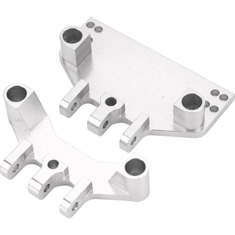 Support de biellette de servo en alliage d'aluminium pour voitures RC MN86K, MN86KS, MN86 et MN86S (échelle 1/12), couleur argent. (1/5)